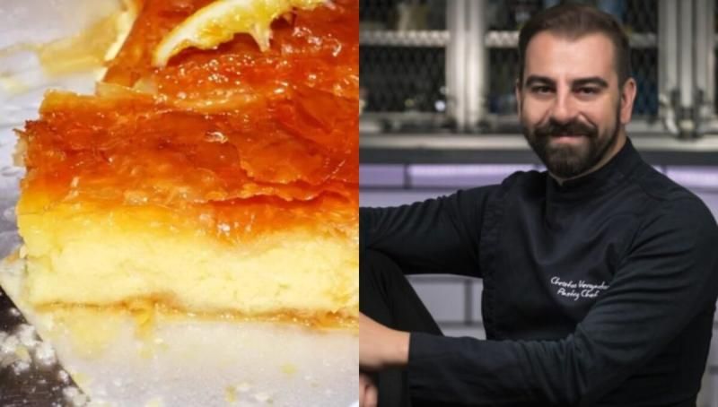 Γαλακτομπούρεκο «ποίημα»: Η πρωτότυπη συνταγή του Χρήστου Βεργάδου που συνδυάζει 2 γλυκά σε 1 (video)