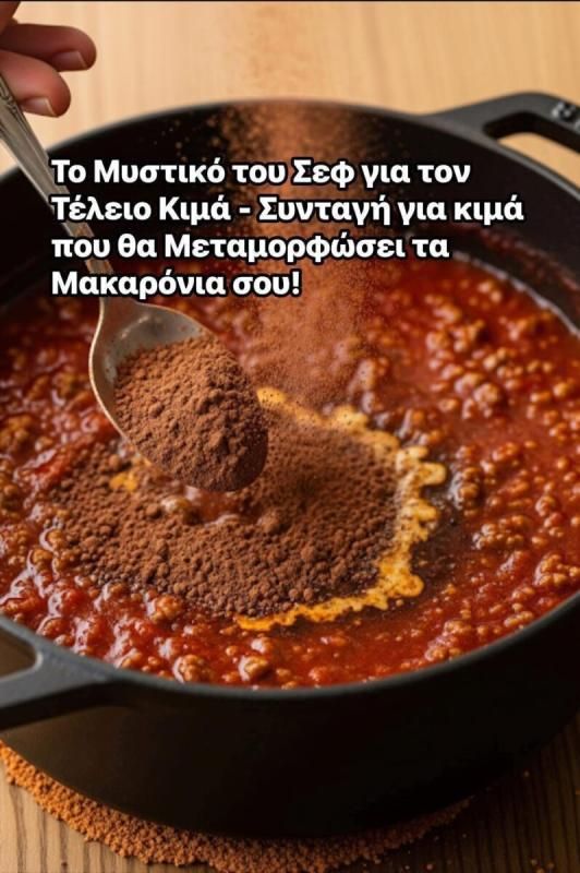 Το Μυστικό του Σεφ για τον Τέλειο Κιμά – Συνταγή για κιμά που θα Μεταμορφώσει τα Μακαρόνια σου!