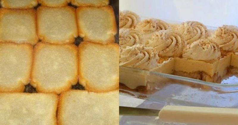Νόστιμο και δροσερό: Ανάλαφρο γλυκό ψυγείου με φρυγανιές!
